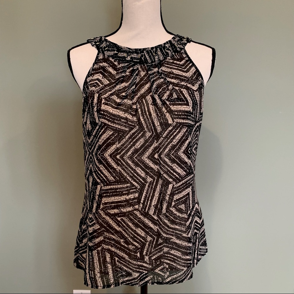 Calvin Klein chiffon sleeveless top